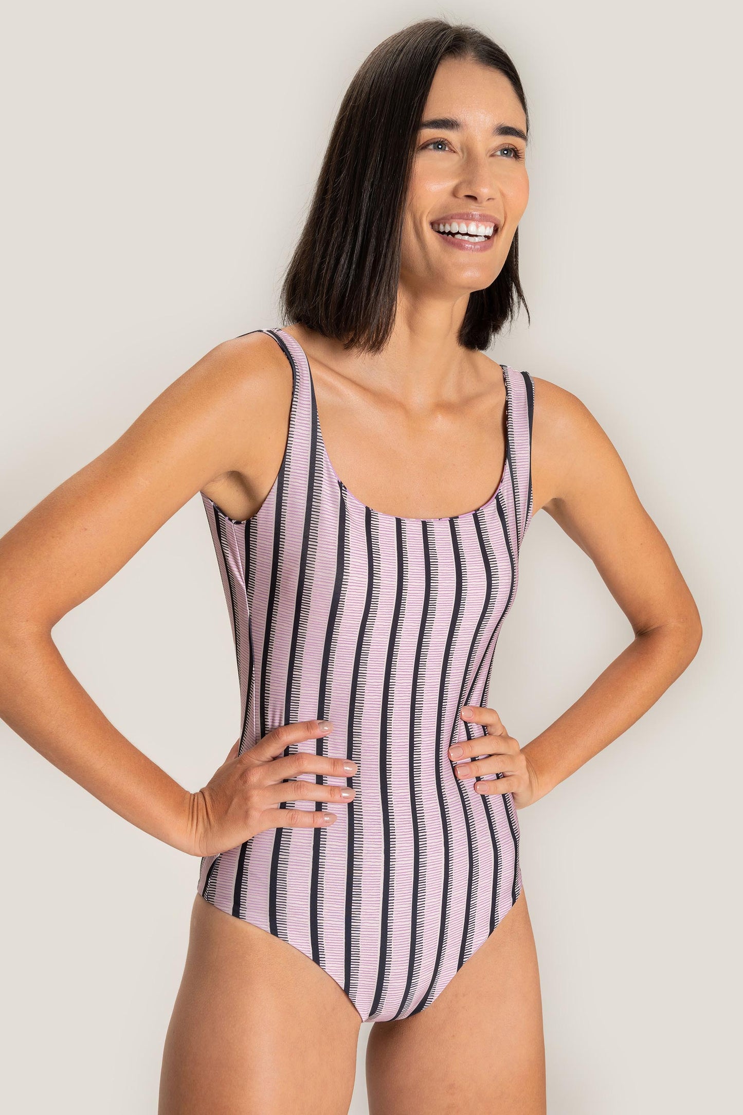 Flora Reversible Slim One Piece