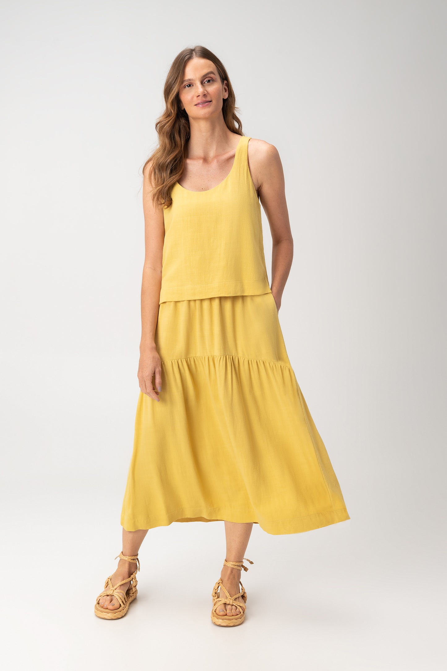 Sandy Cropped Tank