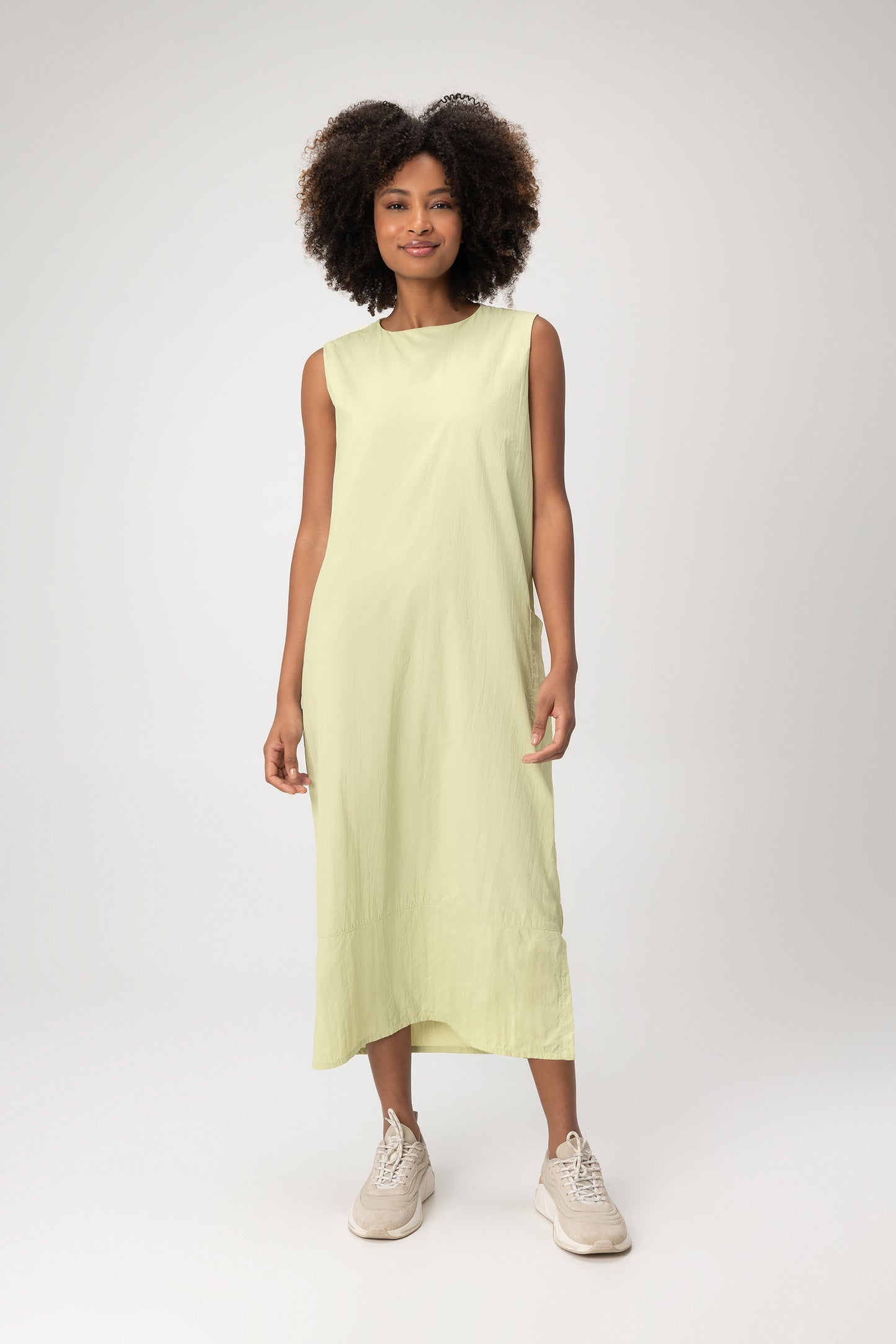 Nylon Net Midi Dress