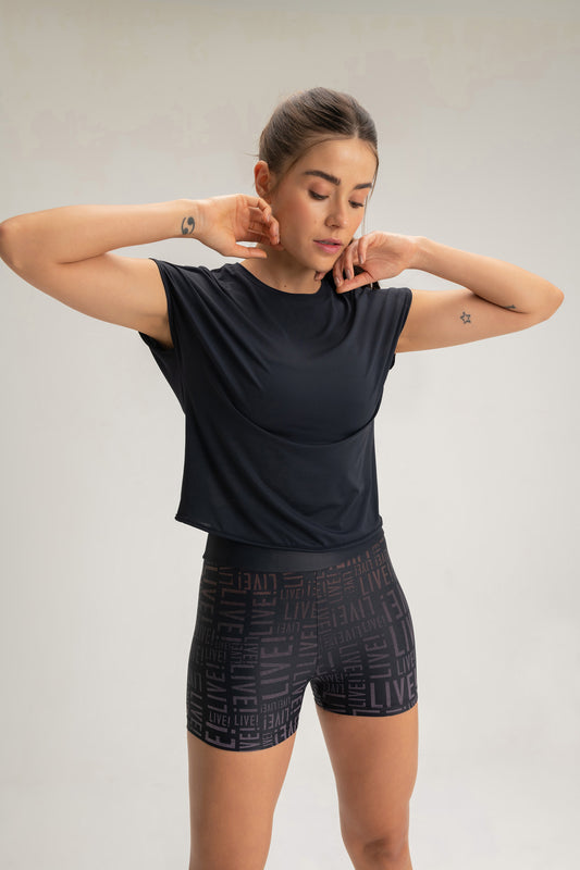 BLUSA BREATH BACK NOIR BLACK