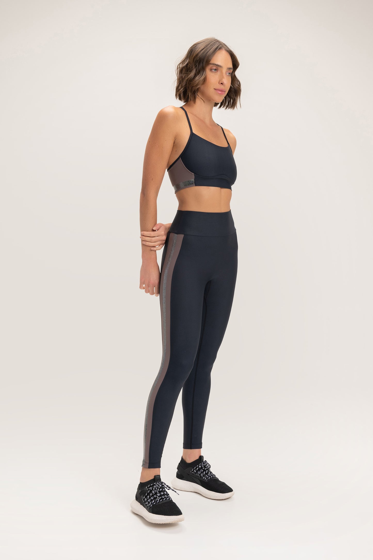Side Stripe Sports Bra