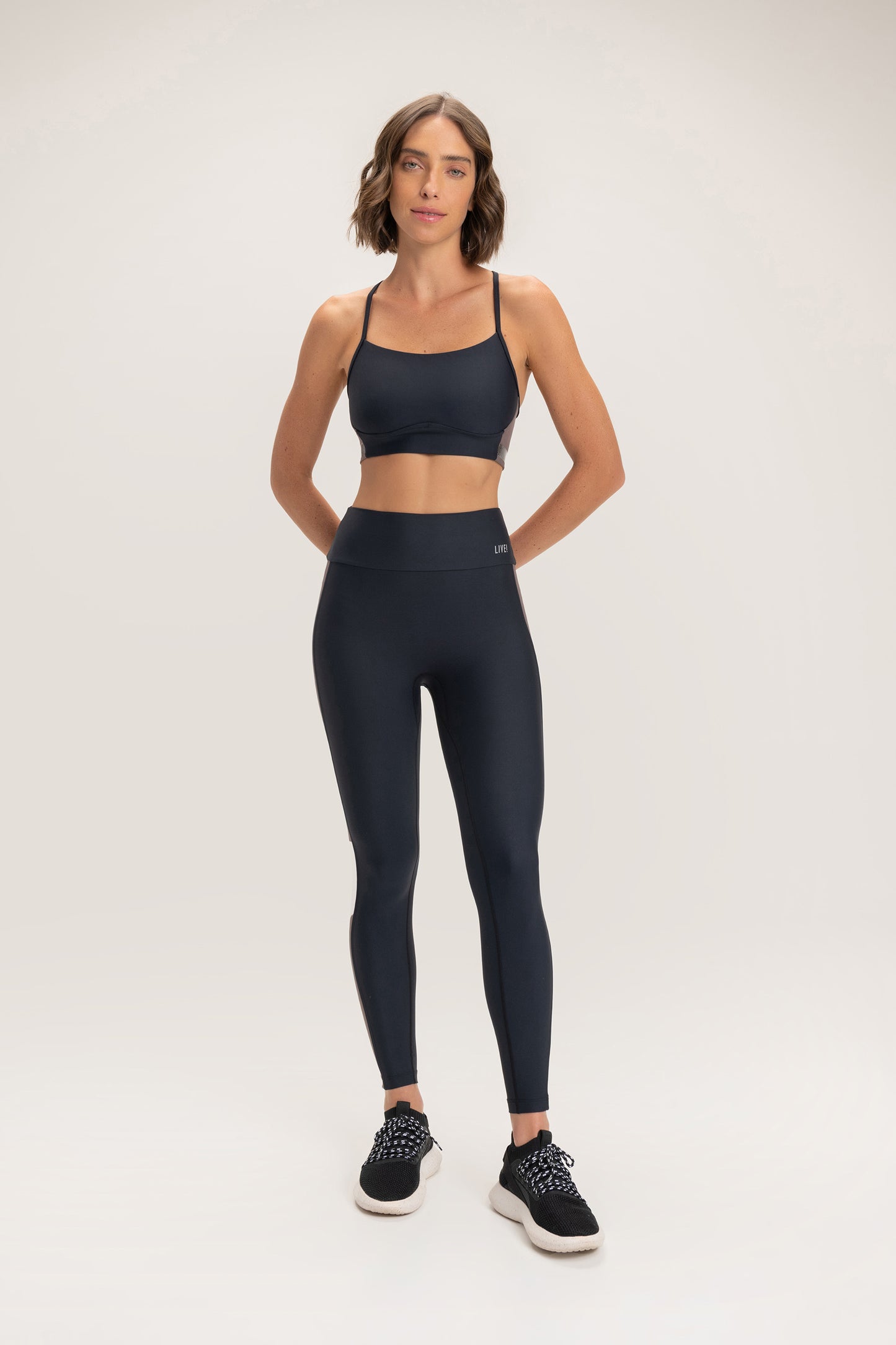 Side Stripe Sports Bra