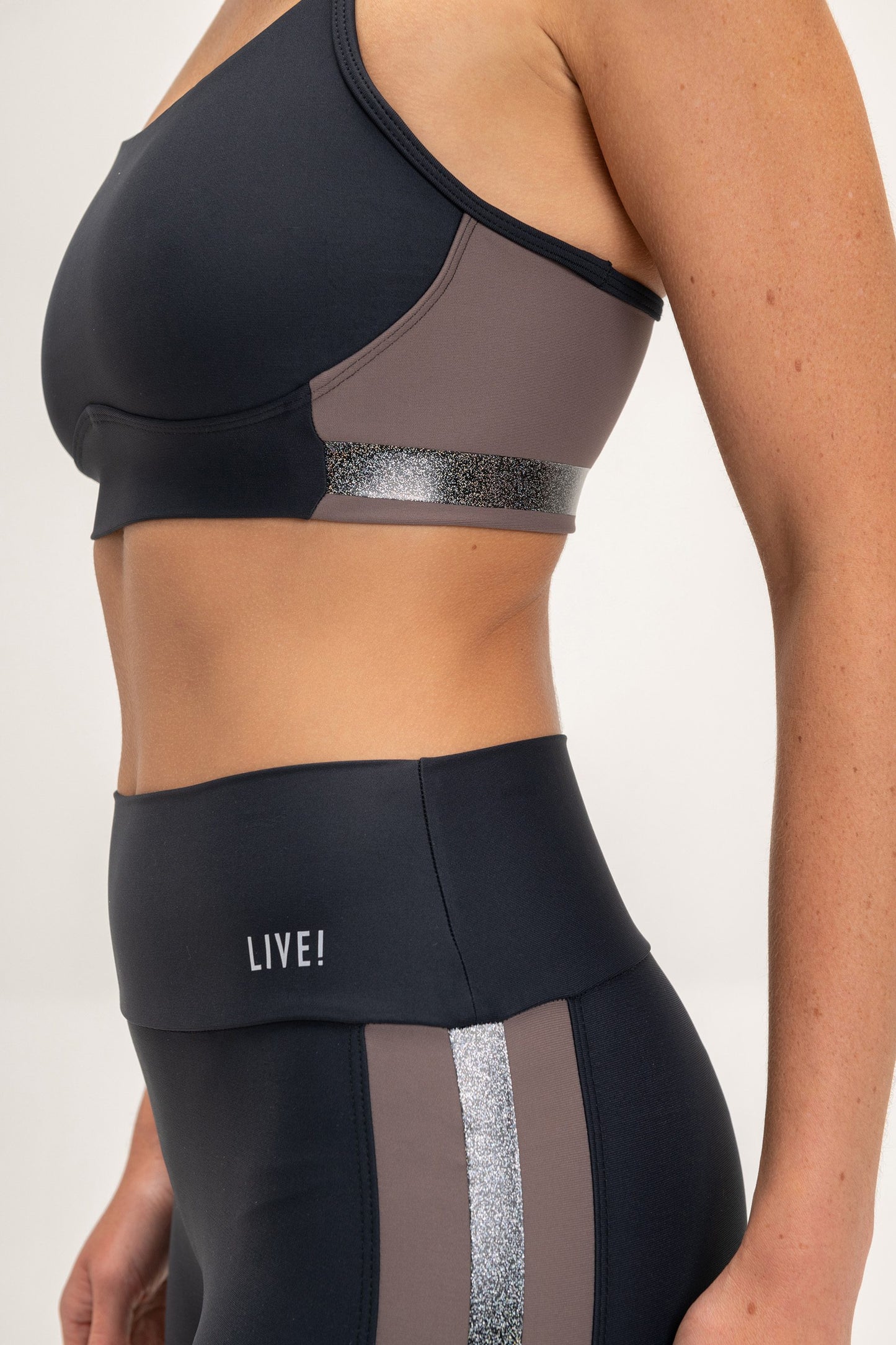 Side Stripe Sports Bra