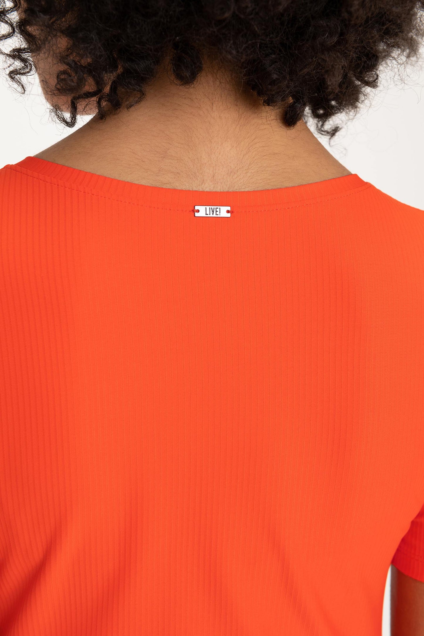 Ribbed Cropped T-Shirt