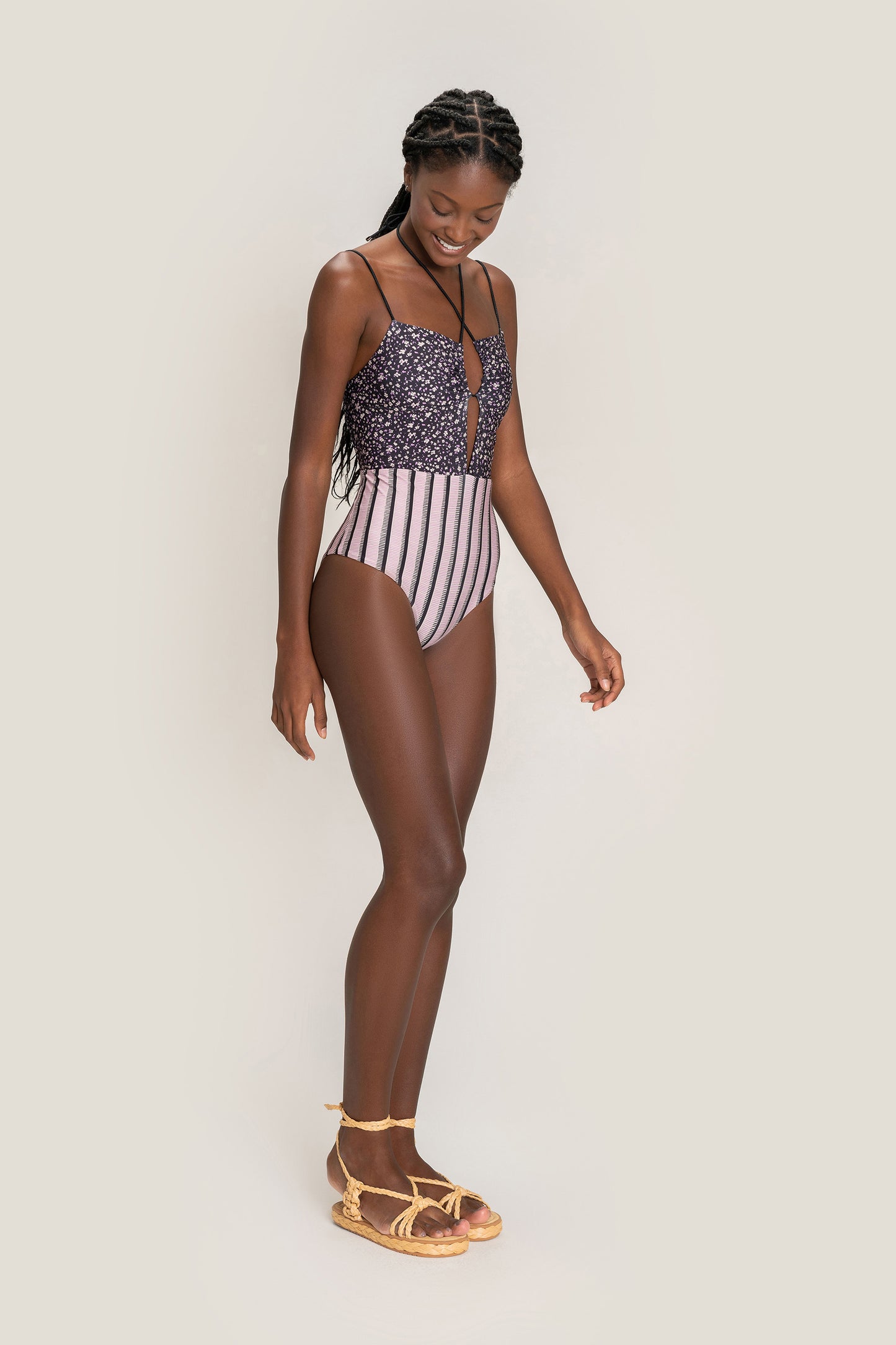 Flora Bandeau One Piece