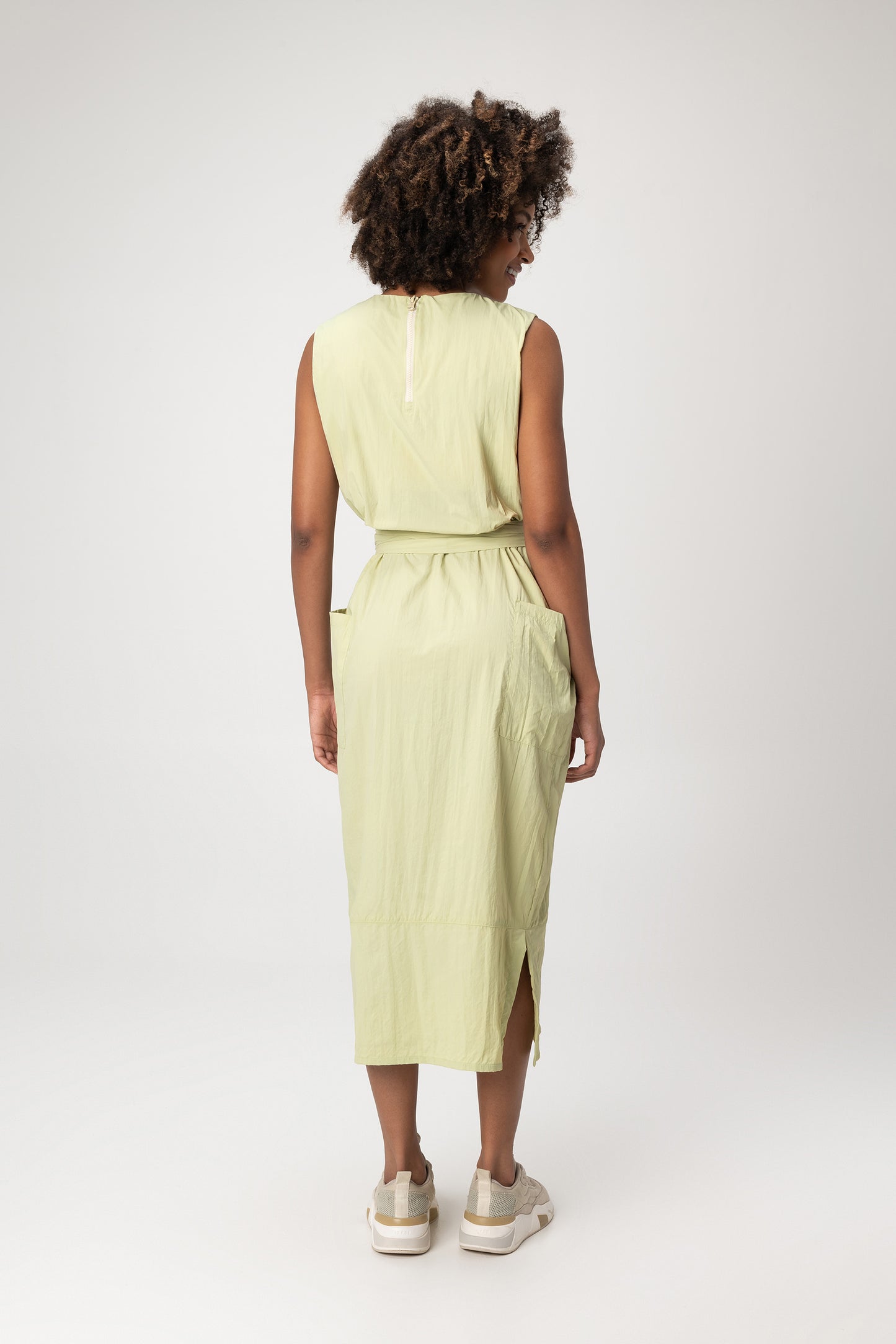 Nylon Net Midi Dress