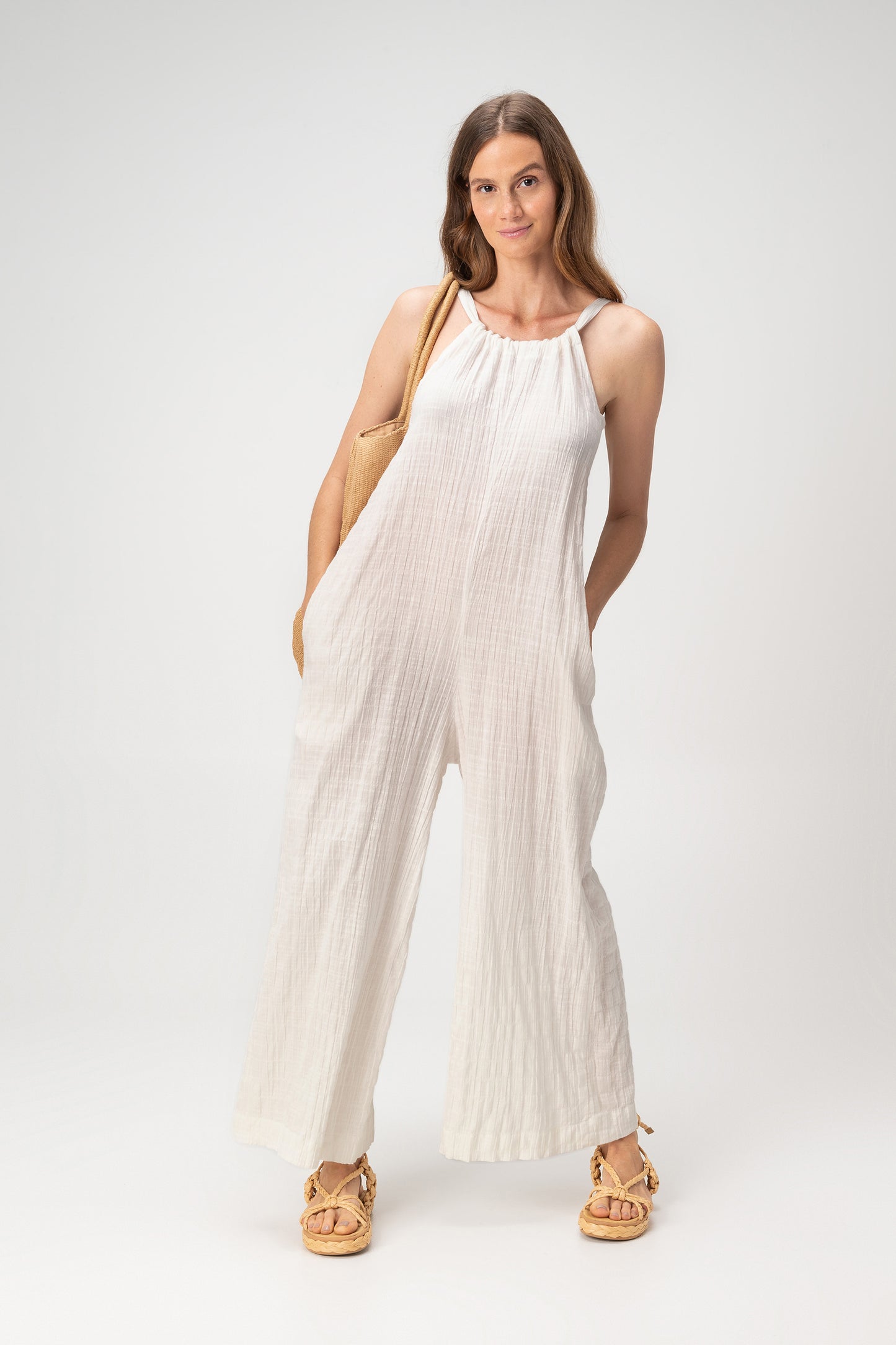Seaside Crop Jumpsuit