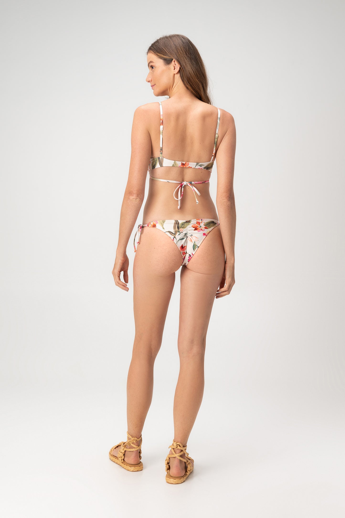 Summer Bloom Triangle Tie Top