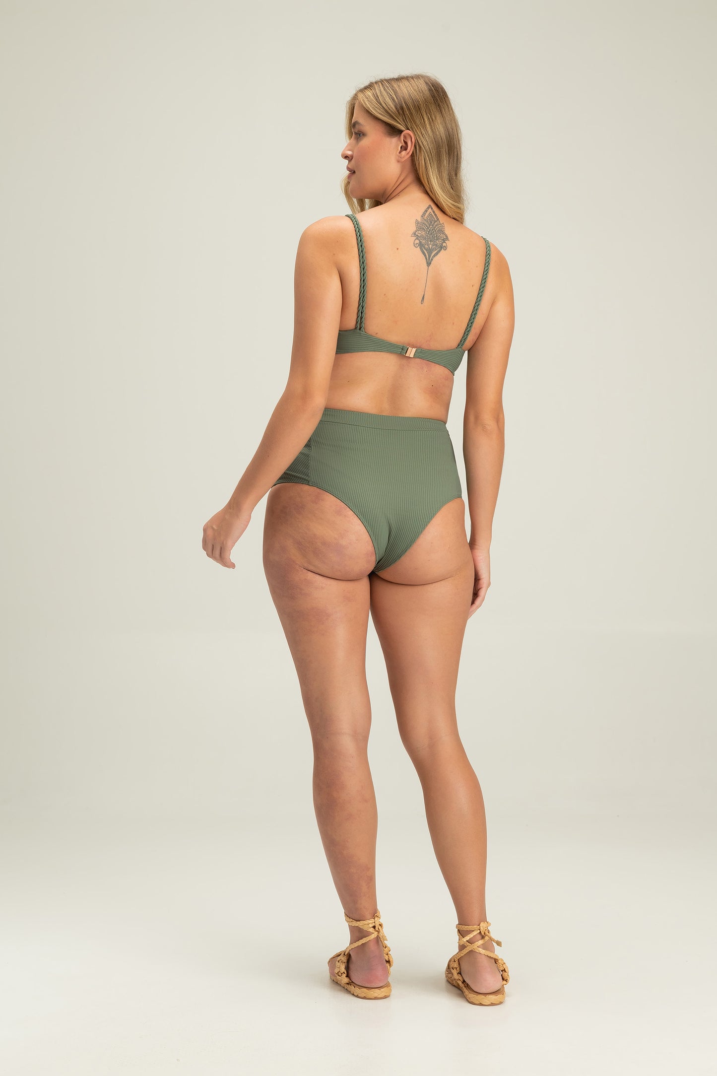 Rib Way Hot Pant Bottom