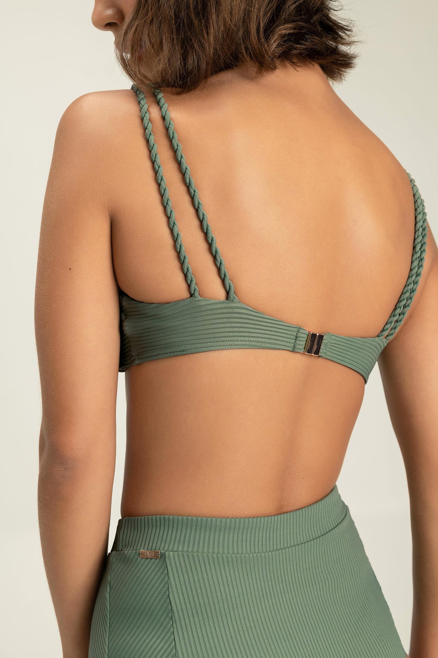 Rib Way Hot Pant Bottom