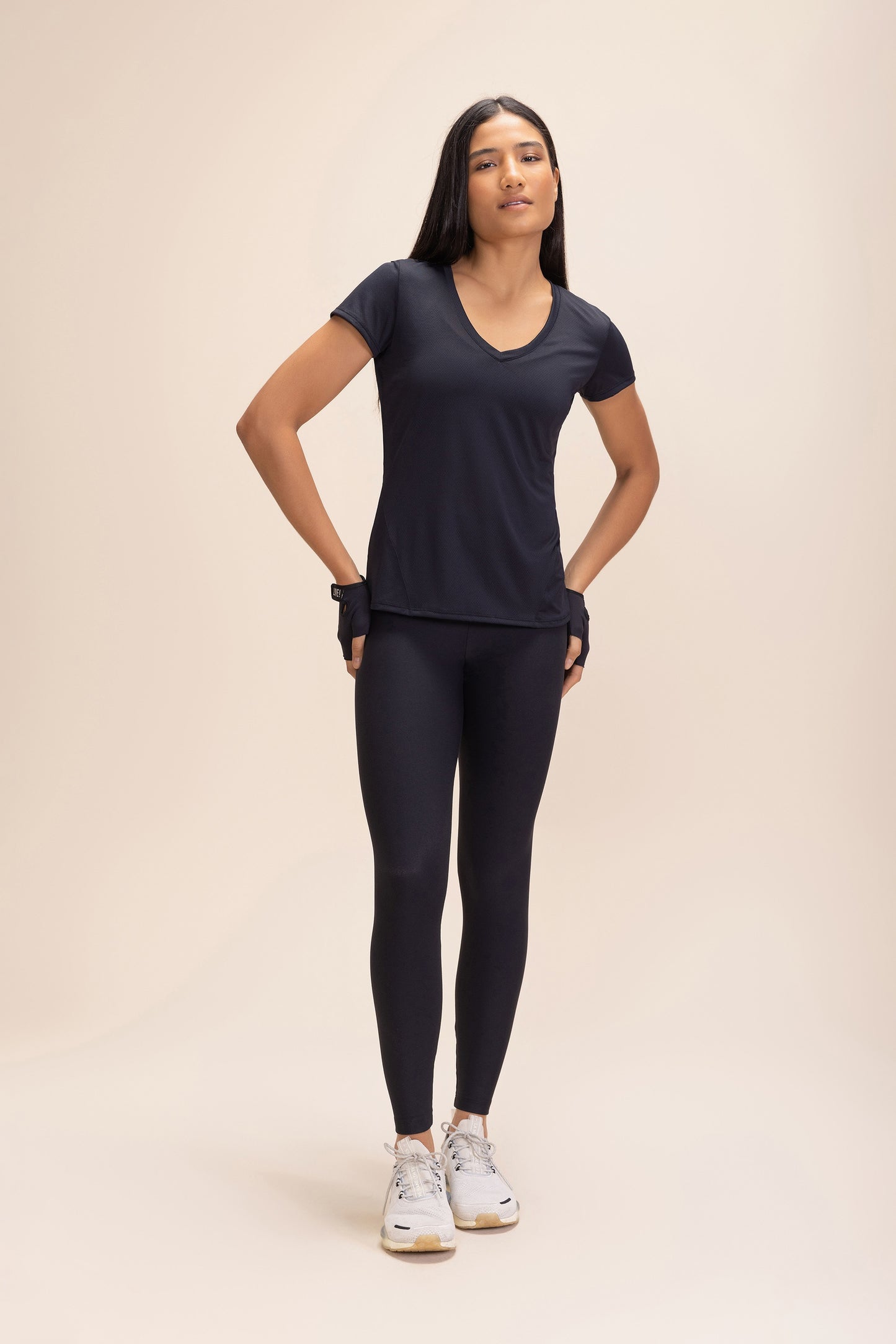 Action Side V-Neck T-Shirt