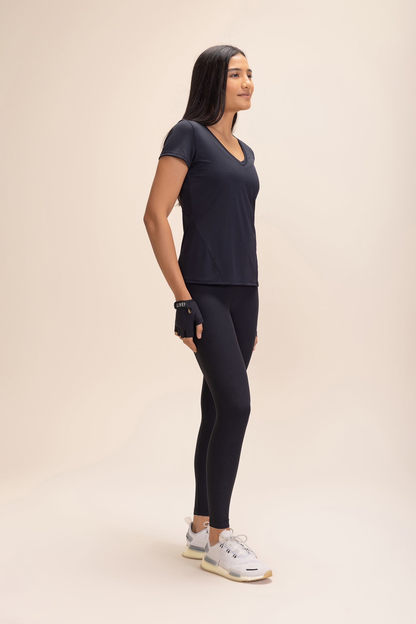Action Side V-Neck T-Shirt